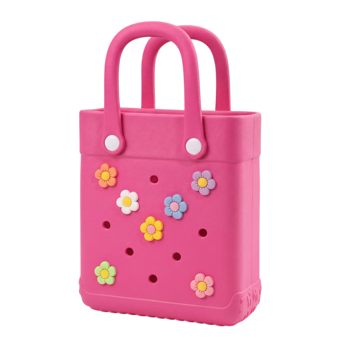 Mini Waterproof Rubber Beach Bag - Kids Pool & Travel Tote