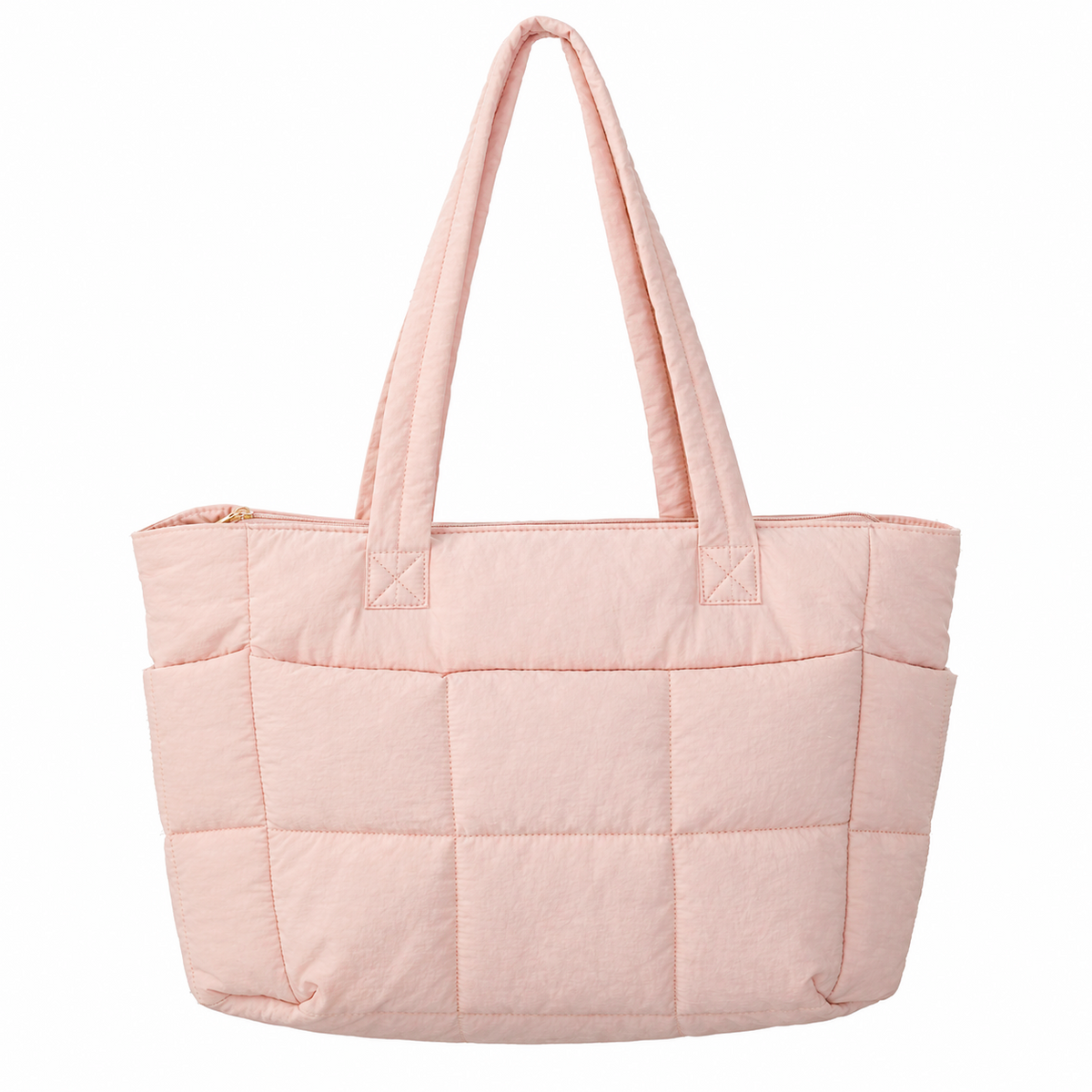 Large Puffer Tote Bag - Fits Up to 15” Laptop