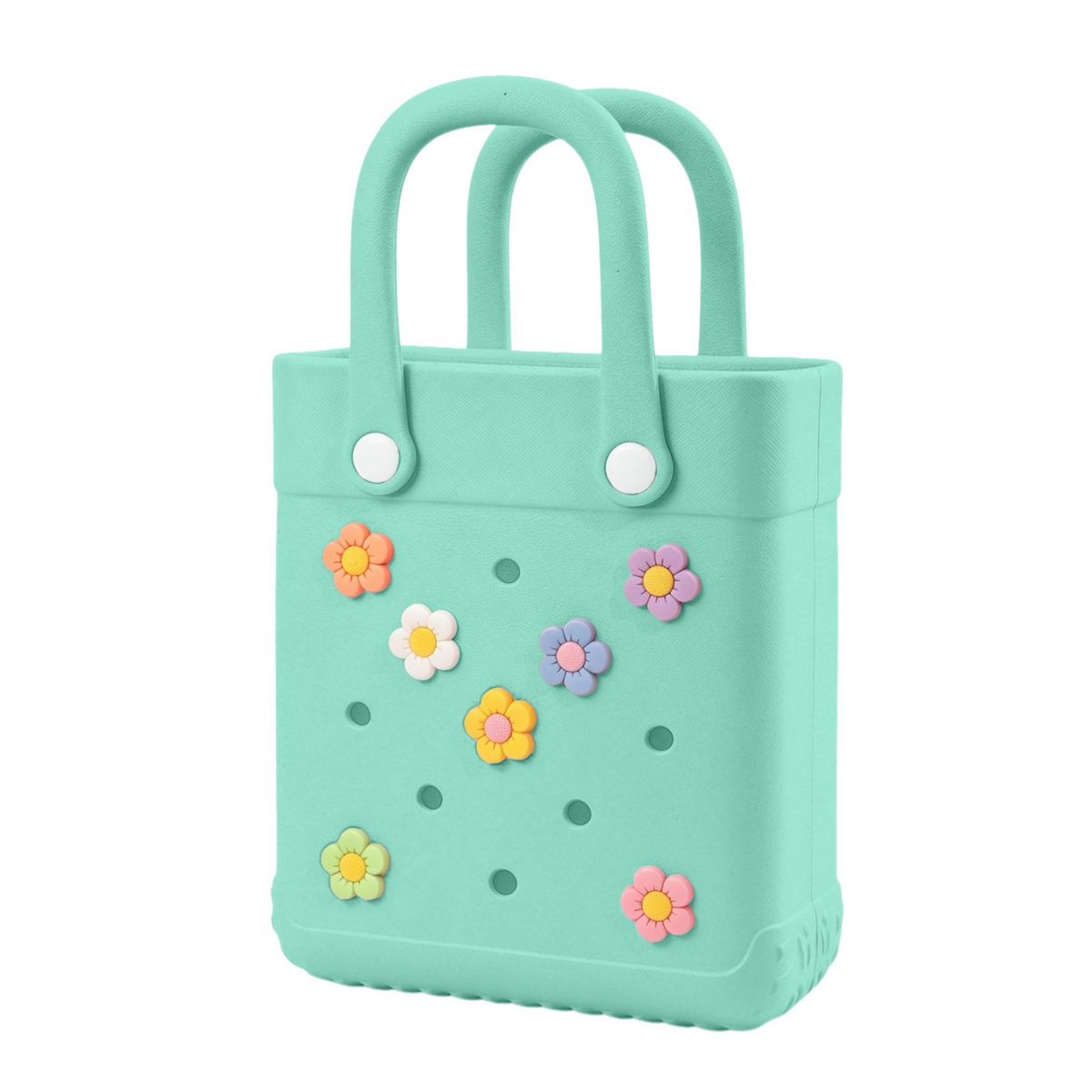 Mini Waterproof Rubber Beach Bag - Kids Pool & Travel Tote