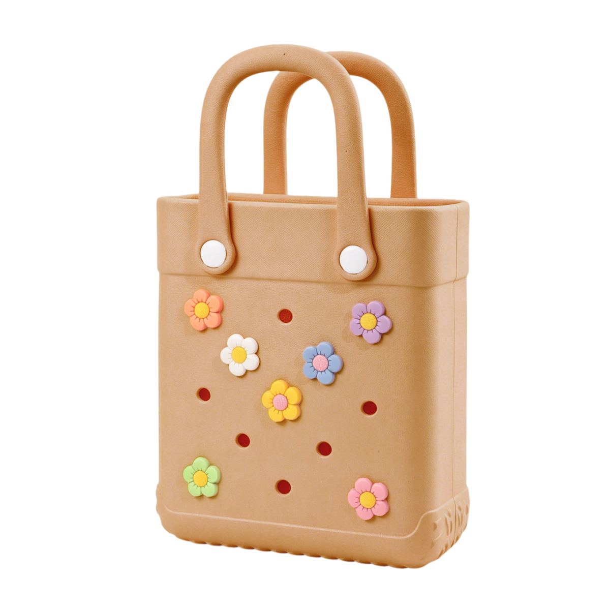 Mini Waterproof Rubber Beach Bag - Kids Pool & Travel Tote