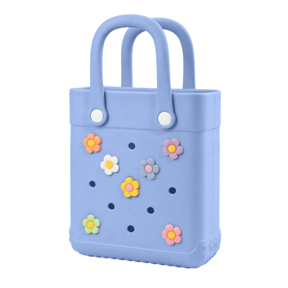 Mini Waterproof Rubber Beach Bag - Kids Pool & Travel Tote