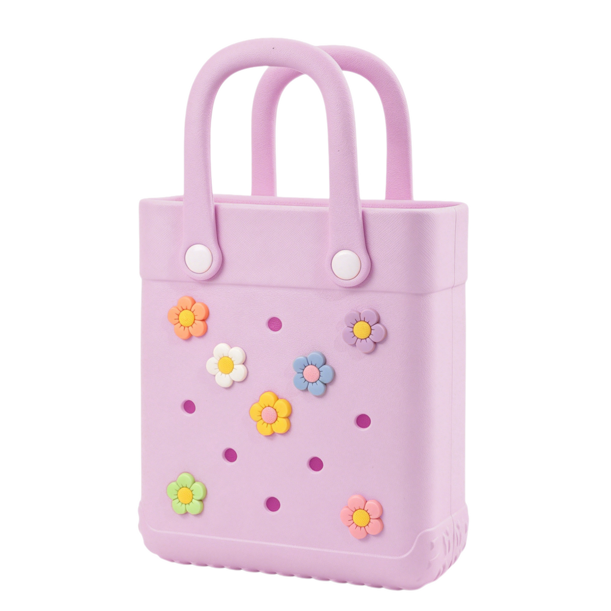 Mini Waterproof Rubber Beach Bag - Kids Pool & Travel Tote