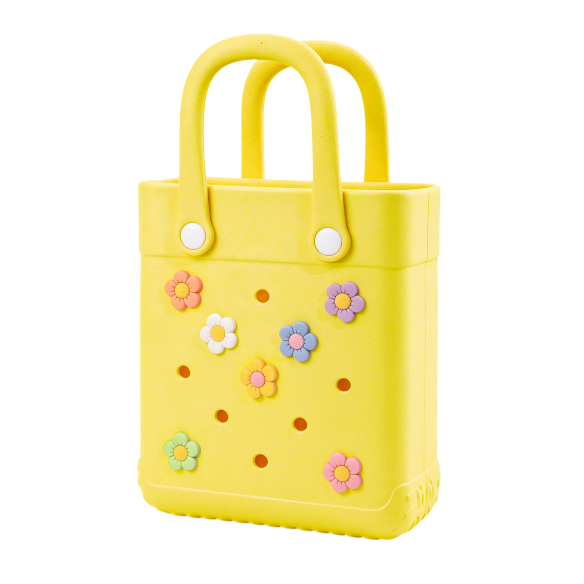 Mini Waterproof Rubber Beach Bag - Kids Pool & Travel Tote
