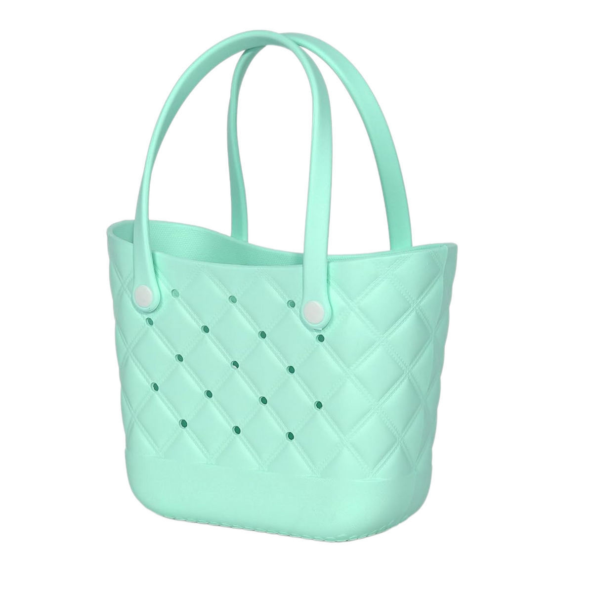 Small Waterproof Rubber Beach Bag - Pool & Travel Tote