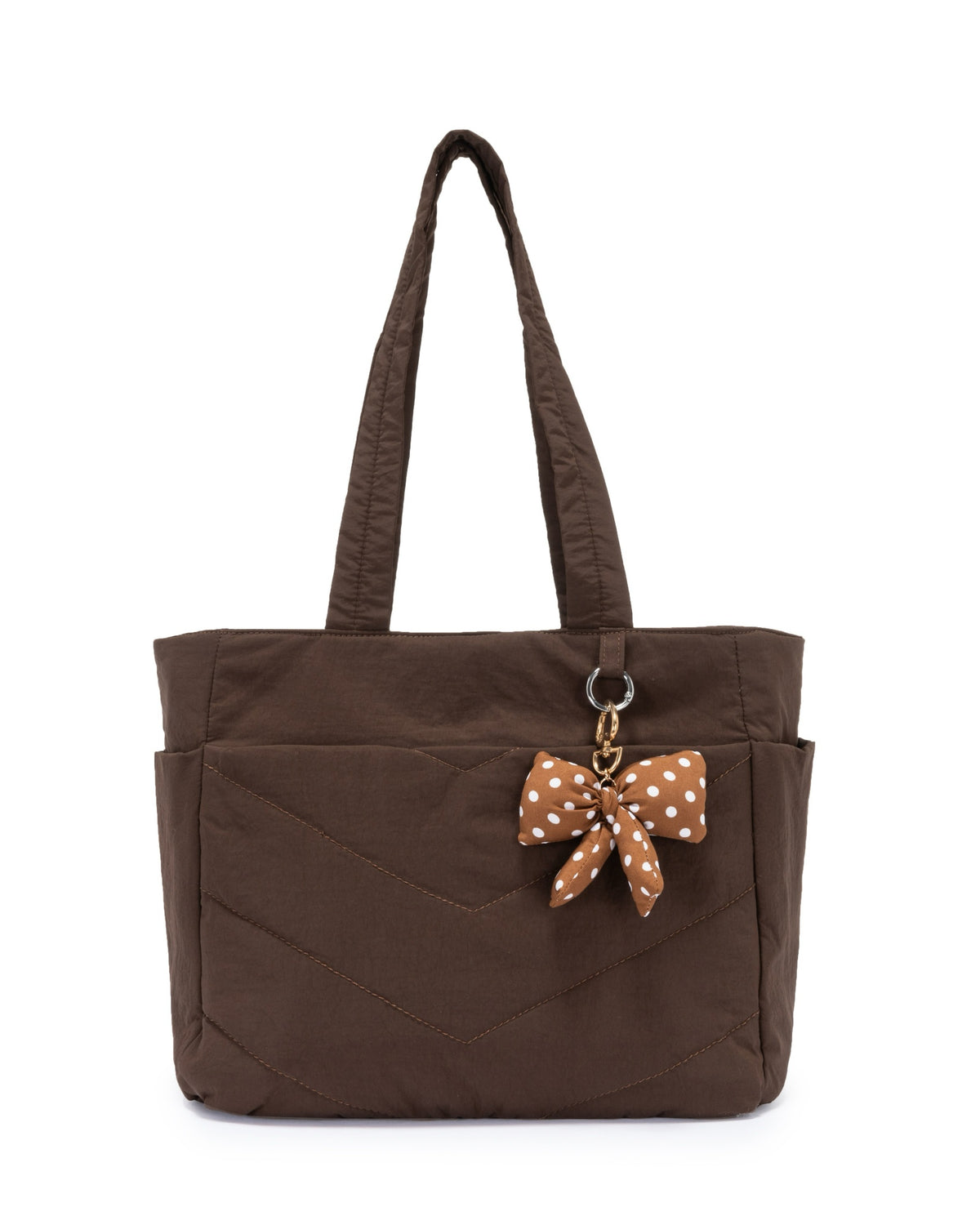 Chevron Puffer Tote Bag - Fits Up to 14” Laptop