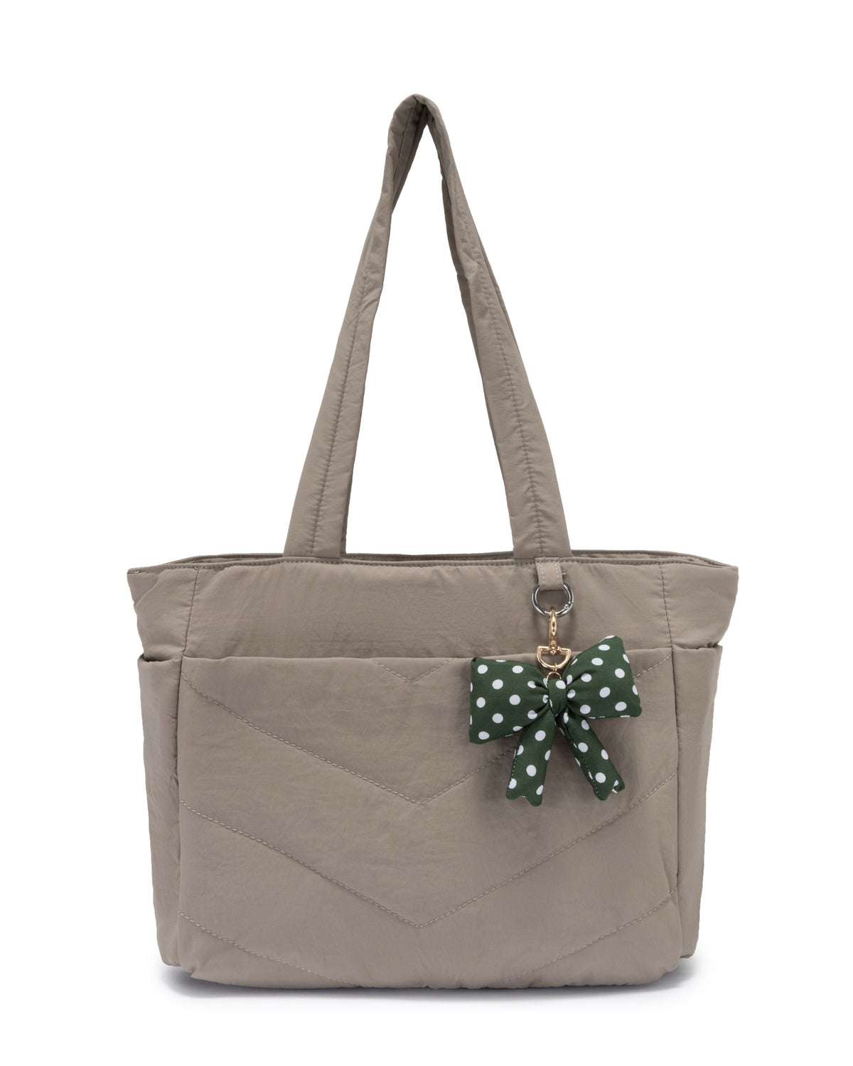 Chevron Puffer Tote Bag - Fits Up to 14” Laptop