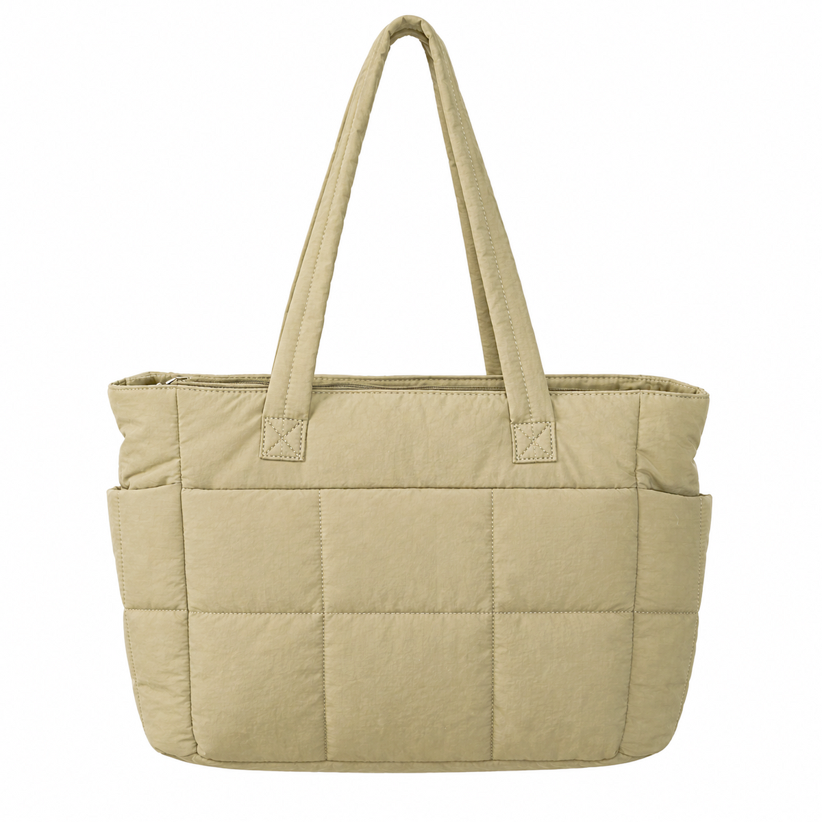 Large Puffer Tote Bag - Fits Up to 15” Laptop