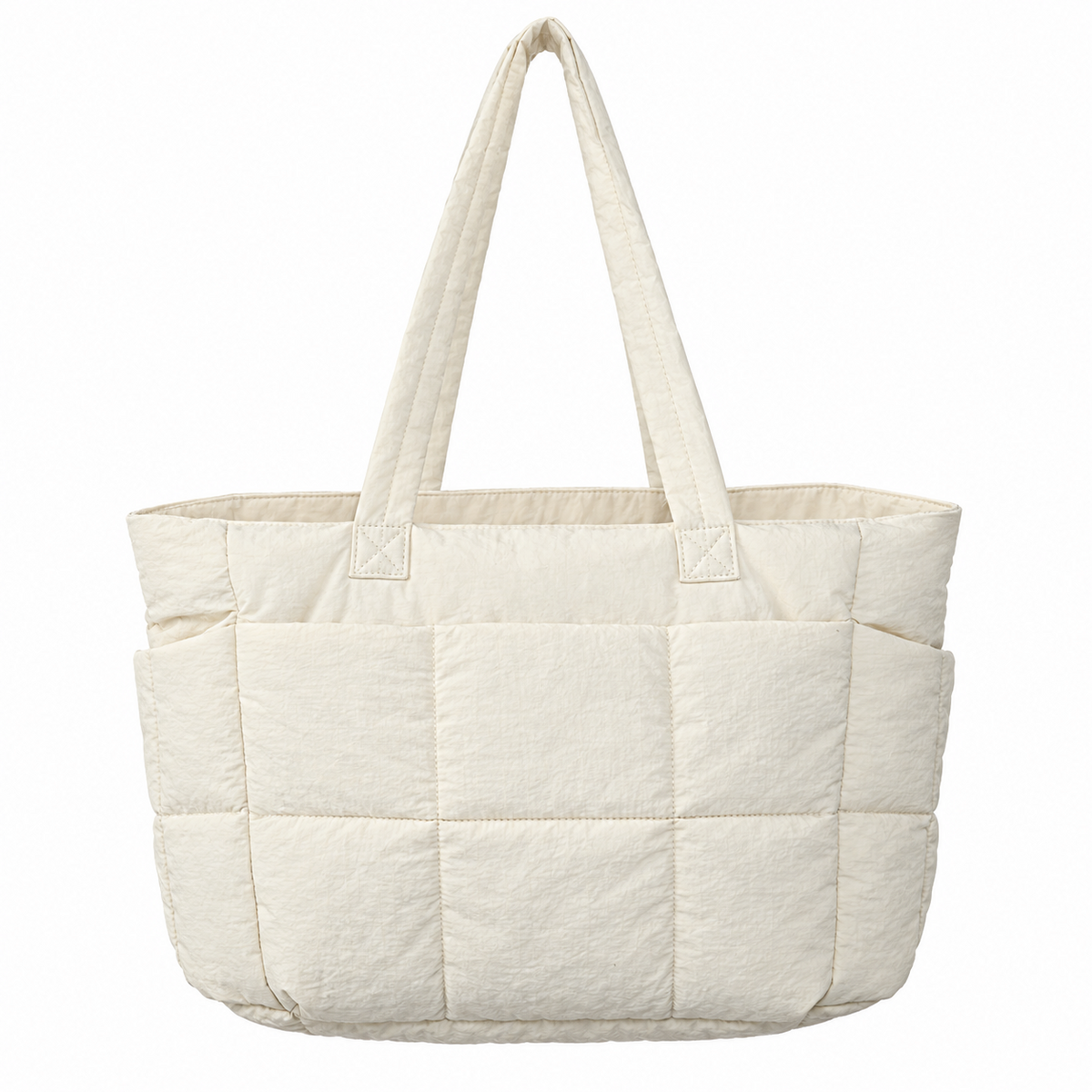Large Puffer Tote Bag - Fits Up to 15” Laptop