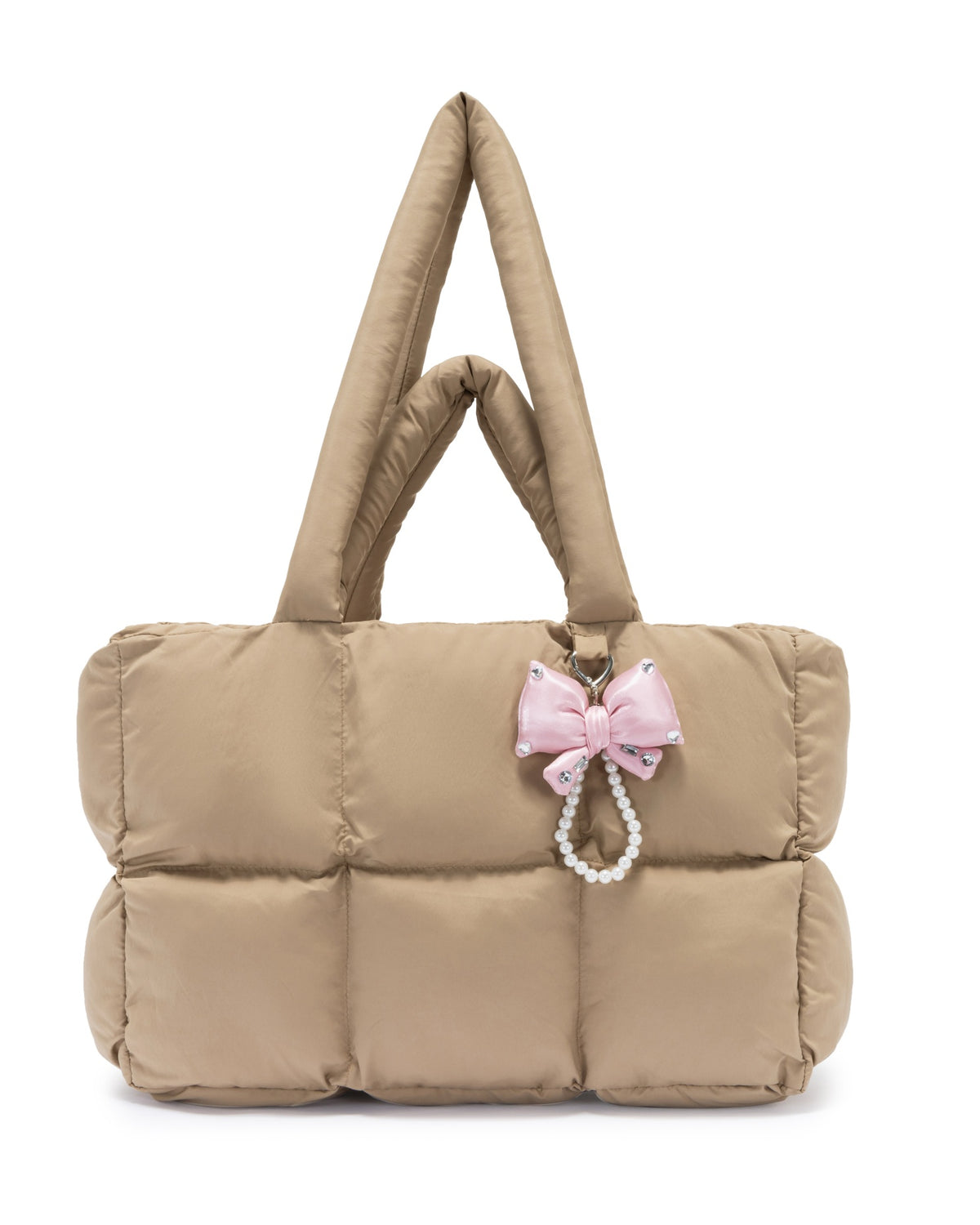 Marshmallow Puffer Tote Bag - Large, Fits 14” Laptop