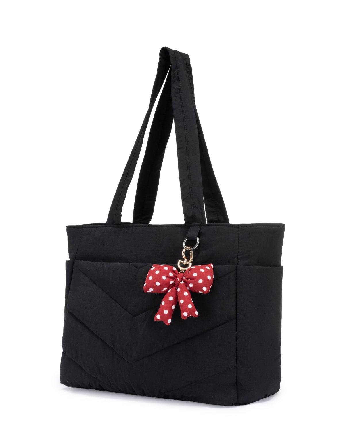 Chevron Puffer Tote Bag - Fits Up to 14” Laptop