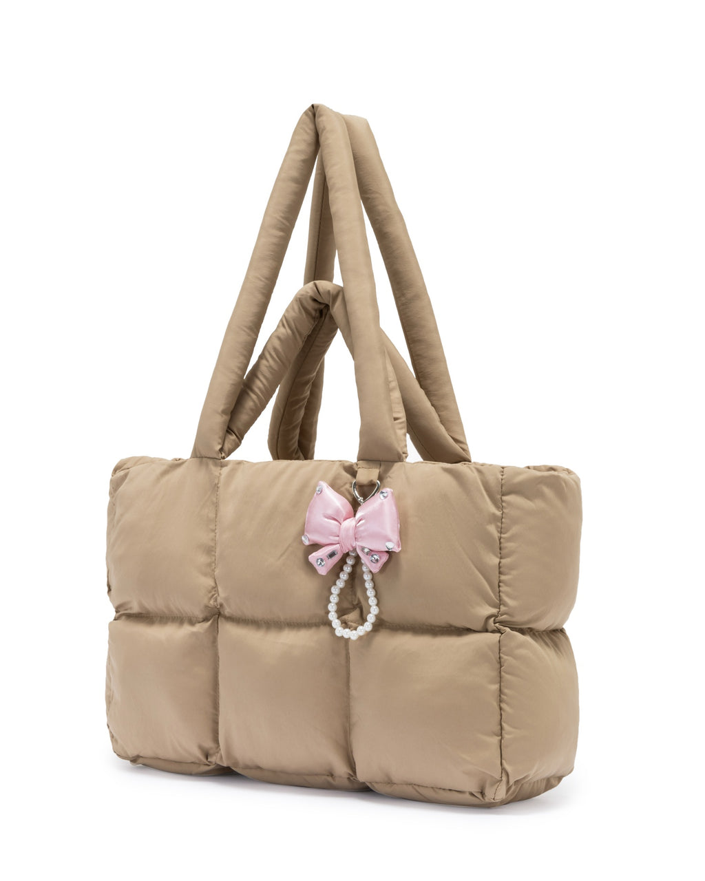 Marshmallow Puffer Tote Bag - Large, Fits 14” Laptop